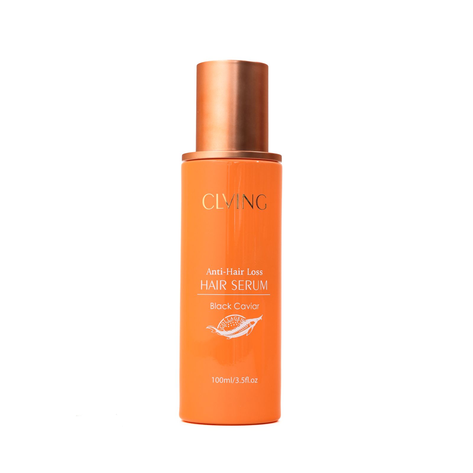 CLVING Anti-Hair Loss Black Caviar Hair Serum 100ml سيروم بخلاصة البلاك كافيار مضاد للتساقط للشعر